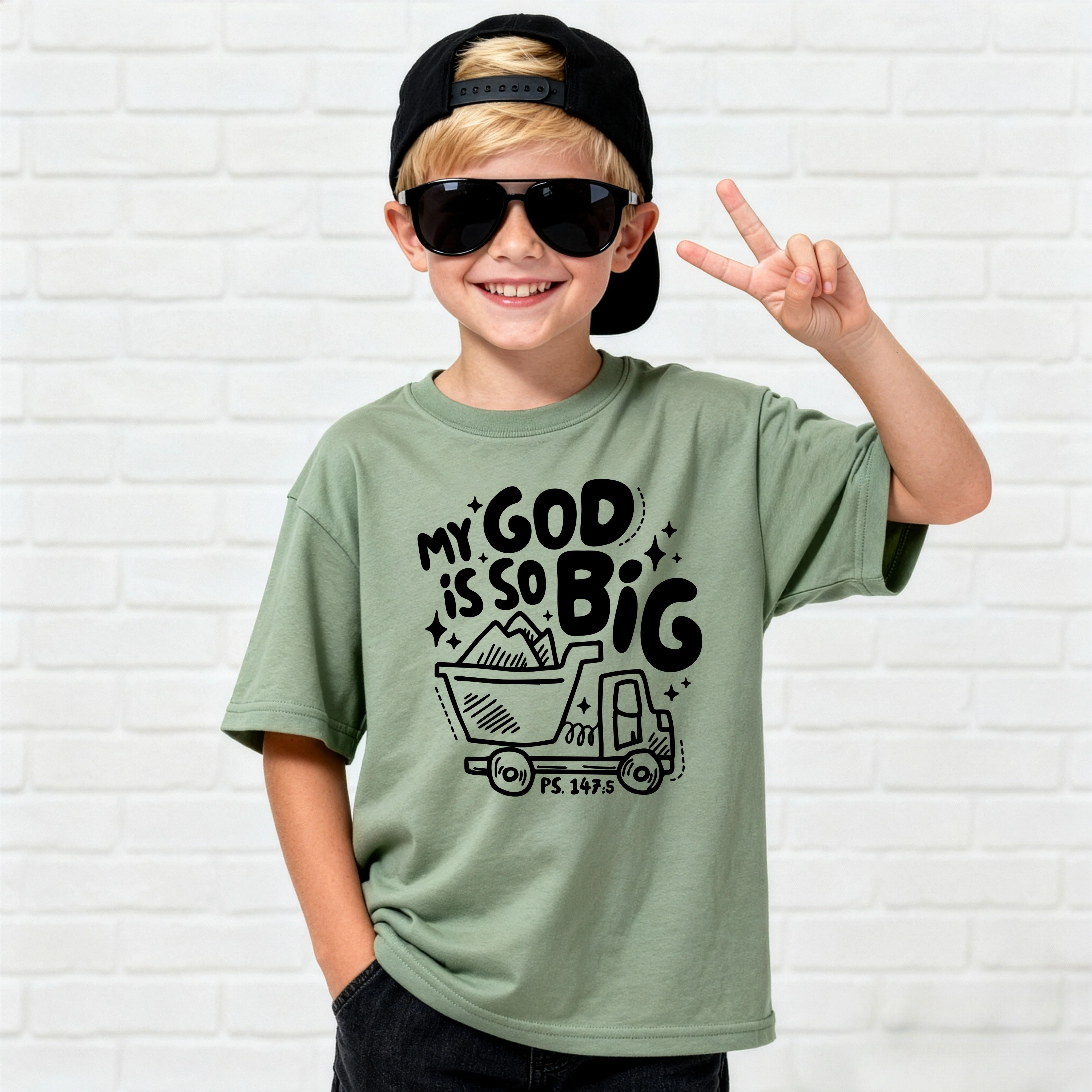 MY GOD IS SO BIG TODDLER TEE - Image 2