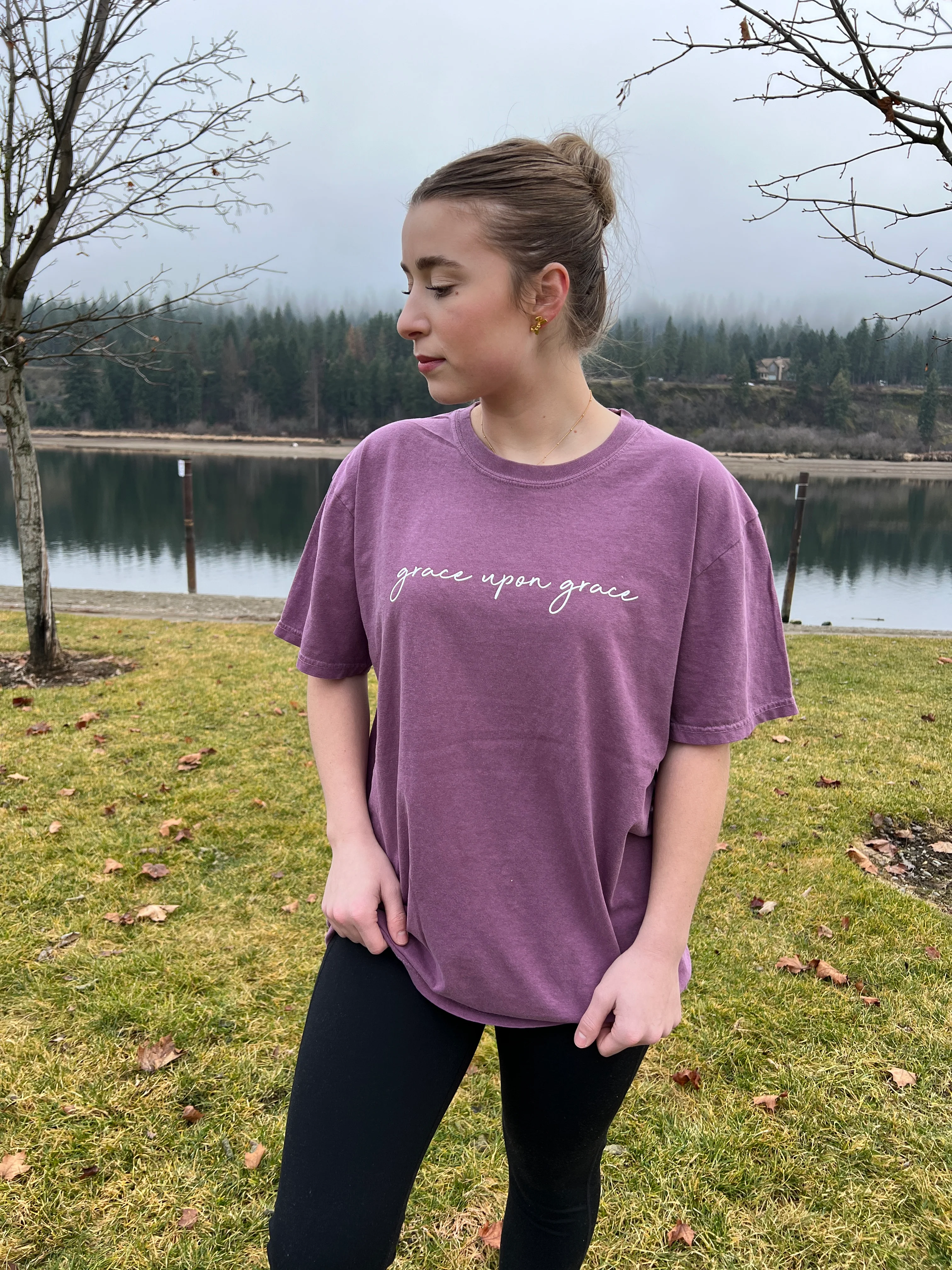 GRACE UPON GRACE UNISEX TEE - Image 2