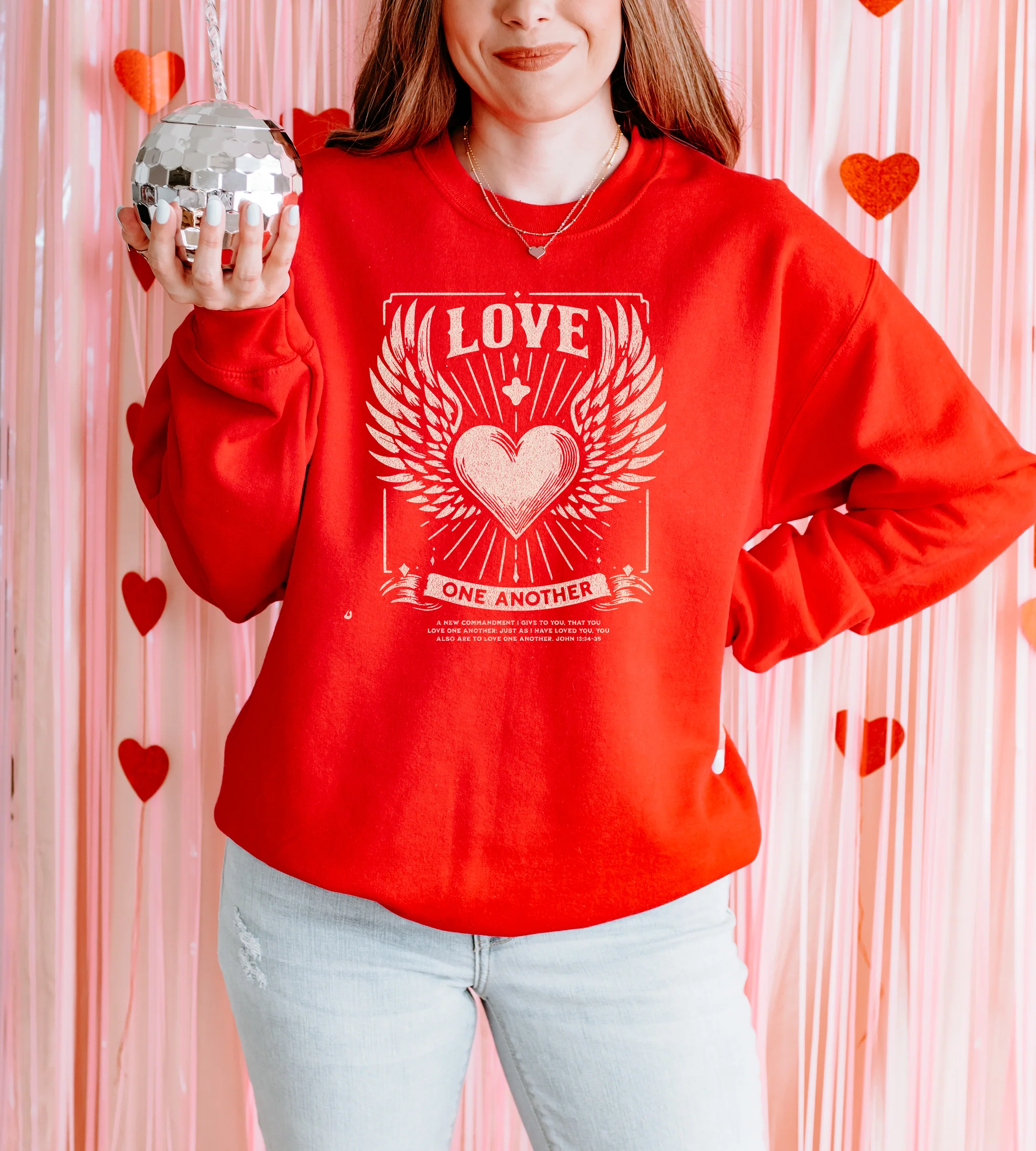 LOVE ONE ANOTHER UNISEX SWEATSHIRT - Image 3