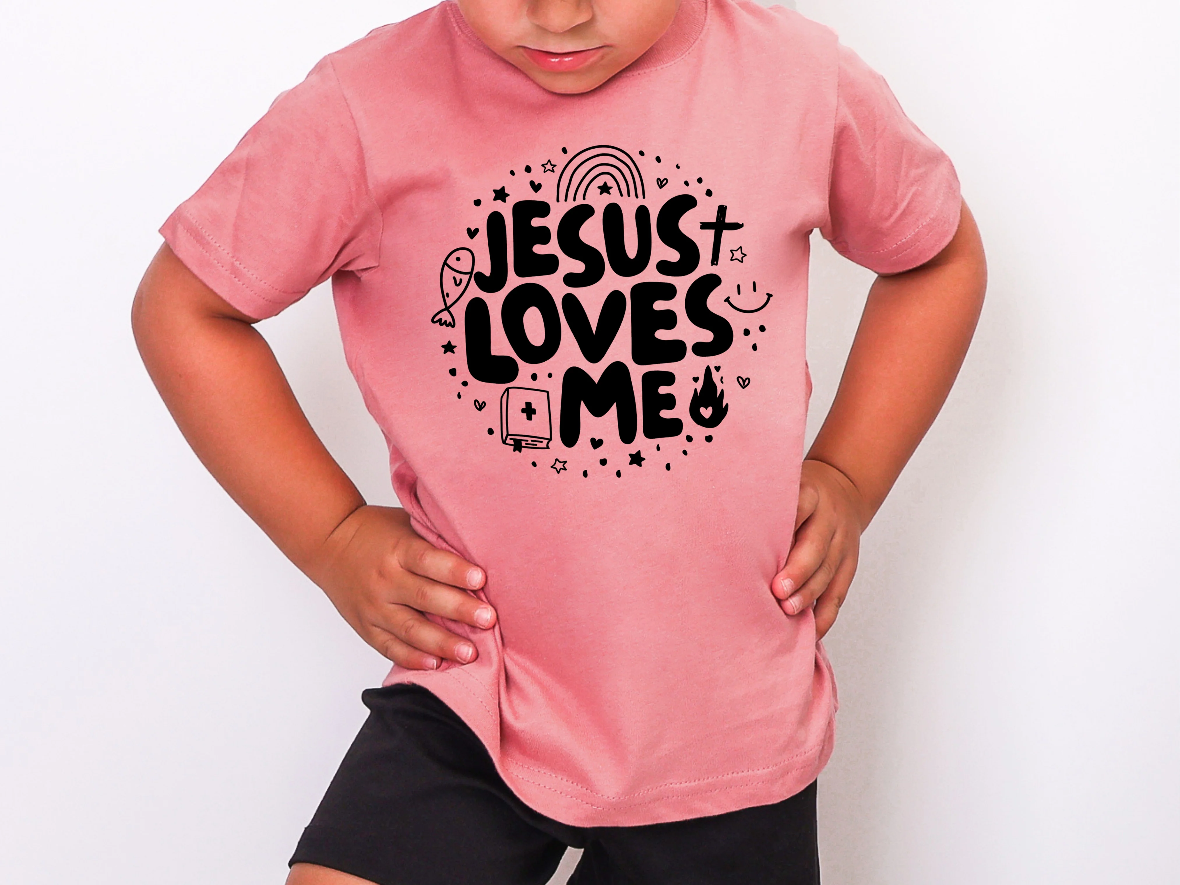 JESUS LOVES ME TODDLER TEE - Image 3