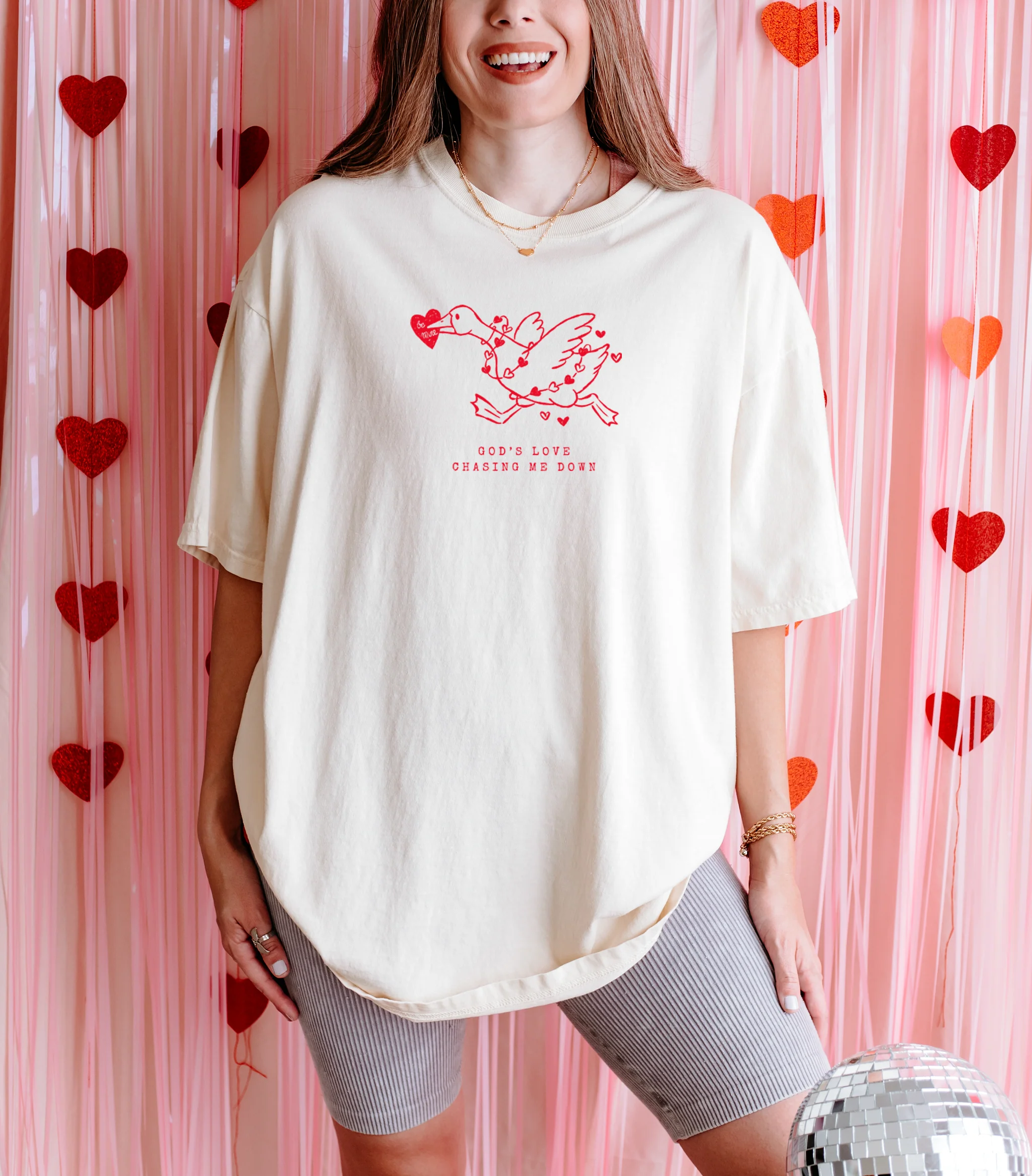 GOD'S LOVE CHASING ME DOWN UNISEX TEE - Image 2